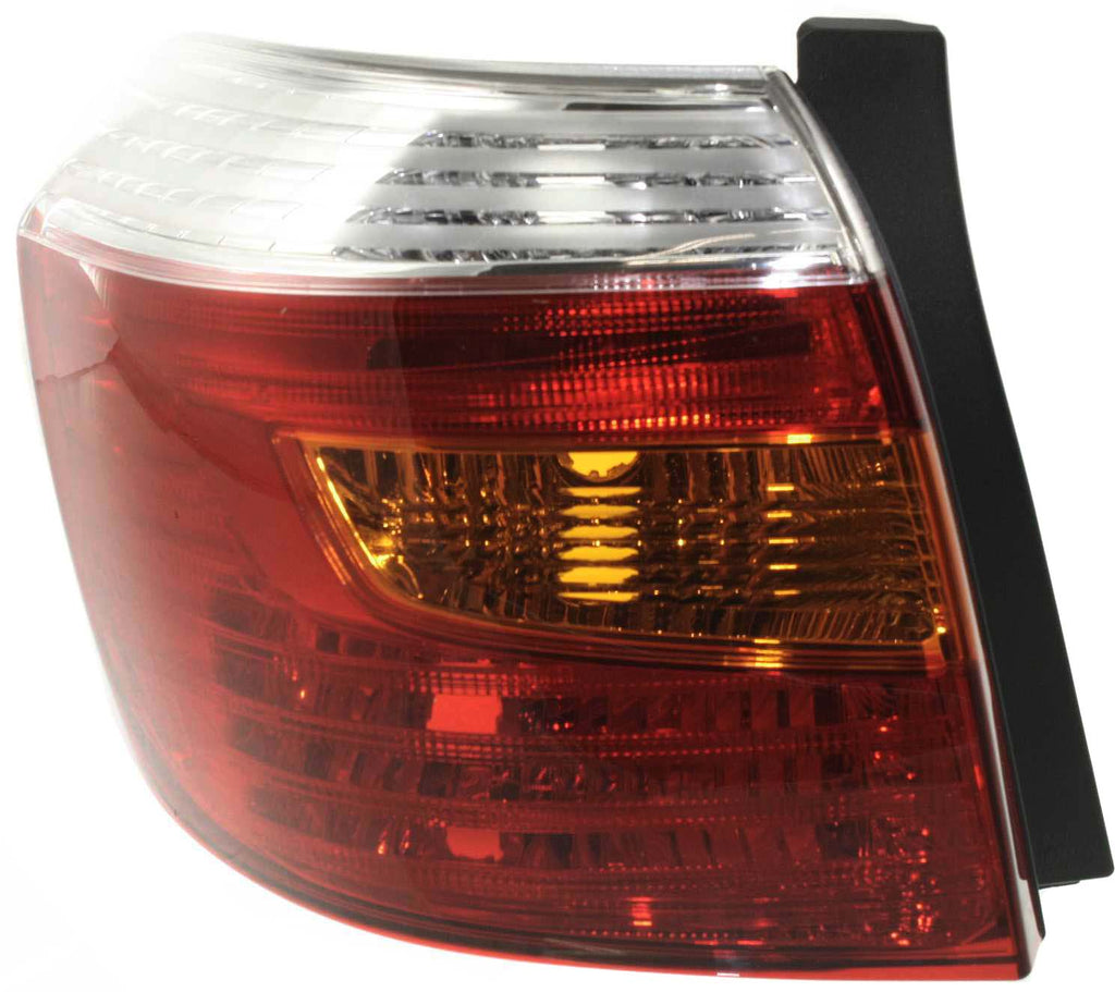 New Tail Light Direct Replacement For HIGHLANDER 08 - 10 TAIL LAMP LH, Lens and Housing, Amber/Clear/Red Lens, Base/Limited/SE Models, Japan Built Vehicle TO2800173 8156148160 - US AUTO PARTS PLUS