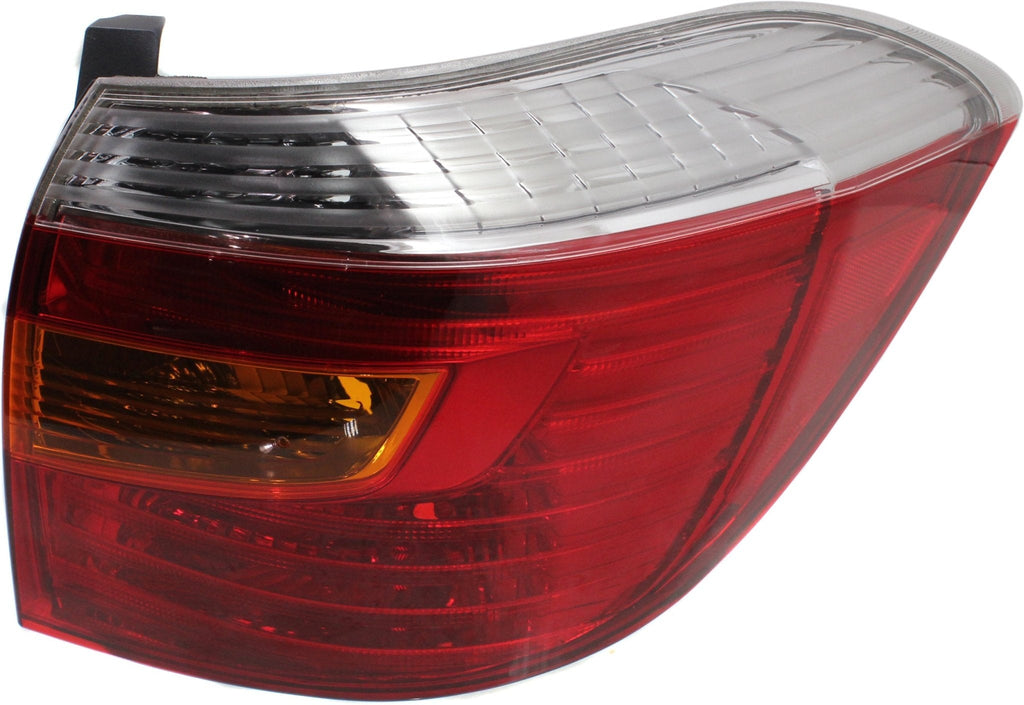 New Tail Light Direct Replacement For HIGHLANDER 08 - 10 TAIL LAMP RH, Lens and Housing, Amber/Clear/Red Lens, Sport Model, Japan Built Vehicle TO2801174 8155148170 - US AUTO PARTS PLUS