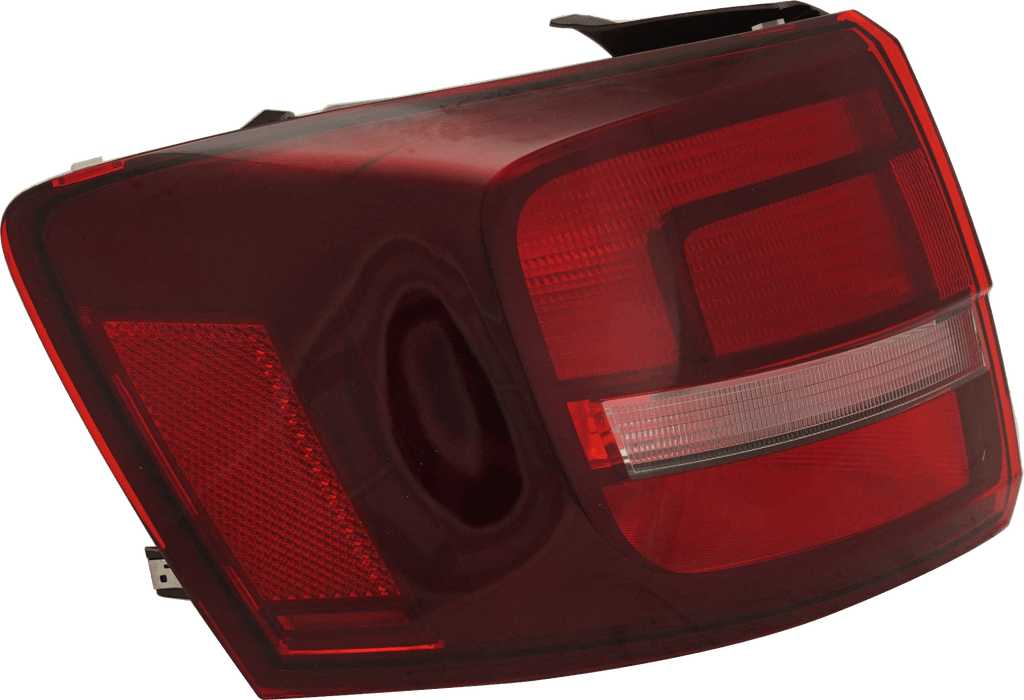 New Tail Light Direct Replacement For JETTA 11 - 18 TAIL LAMP LH, Outer, Assembly, Halogen, (16 - 16, Hybrid Models), Sedan, w/ Rear Fog Light VW2804124 5C6945095M,5C6945095L - US AUTO PARTS PLUS