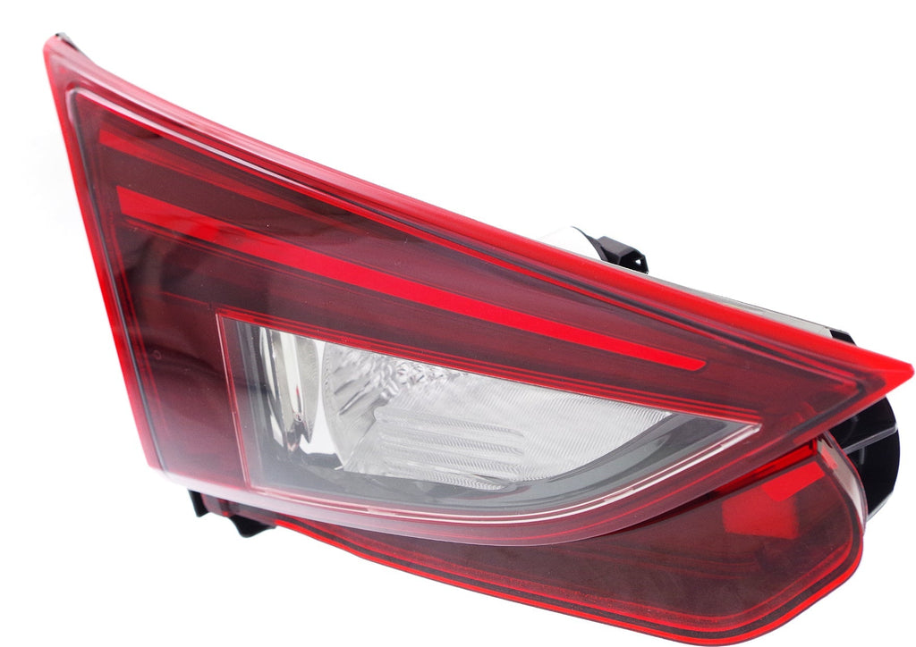 New Tail Light Direct Replacement For MAZDA 3 14 - 18 TAIL LAMP LH, Inner, Assembly, Halogen, Hatchback, (Mexico, 17 - 18)/Japan Built Vehicle MA2802114 B45C513G0B - US AUTO PARTS PLUS