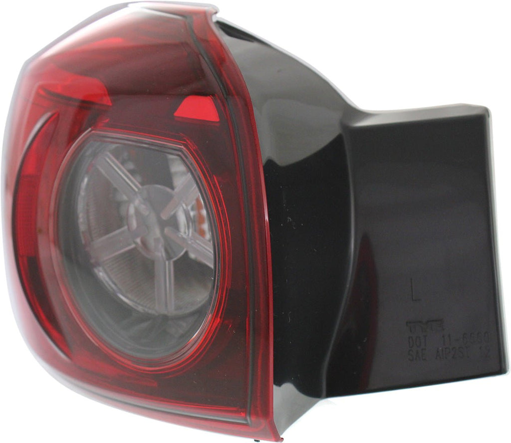 New Tail Light Direct Replacement For MAZDA 3 14 - 18 TAIL LAMP LH, Outer, Assembly, Halogen, Hatchback, (Mexico, 17 - 18)/Japan Built Vehicle MA2804115 BHP151160C - US AUTO PARTS PLUS