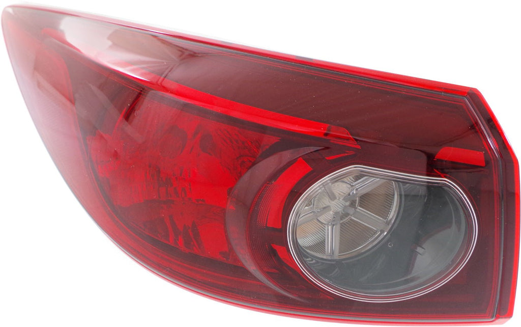 New Tail Light Direct Replacement For MAZDA 3 14 - 18 TAIL LAMP LH, Outer, Assembly, Halogen, Sedan, (Mexico, 16 - 18)/Japan Built Vehicle MA2804117 BHN151160B - US AUTO PARTS PLUS