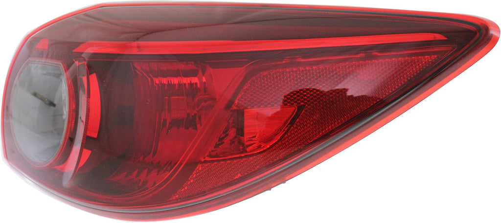 New Tail Light Direct Replacement For MAZDA 3 14 - 18 TAIL LAMP RH, Outer, Assembly, Halogen, Hatchback, (Mexico, 17 - 18)/Japan Built Vehicle - CAPA MA2805115C BHP151150C - US AUTO PARTS PLUS