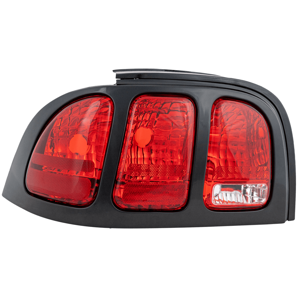 New Tail Light Direct Replacement For MUSTANG 96 - 98 TAIL LAMP LH, Lens and Housing, Rim w/o Painted FO2800142 F7ZZ13405CA - US AUTO PARTS PLUS
