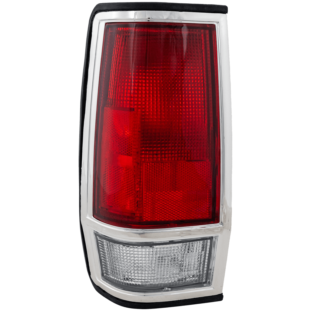 New Tail Light Direct Replacement For NISSAN PICKUP 85 - 86 TAIL LAMP LH, Lens and Housing, w/ Chrome Trim NI2808101 2655980W00 - US AUTO PARTS PLUS