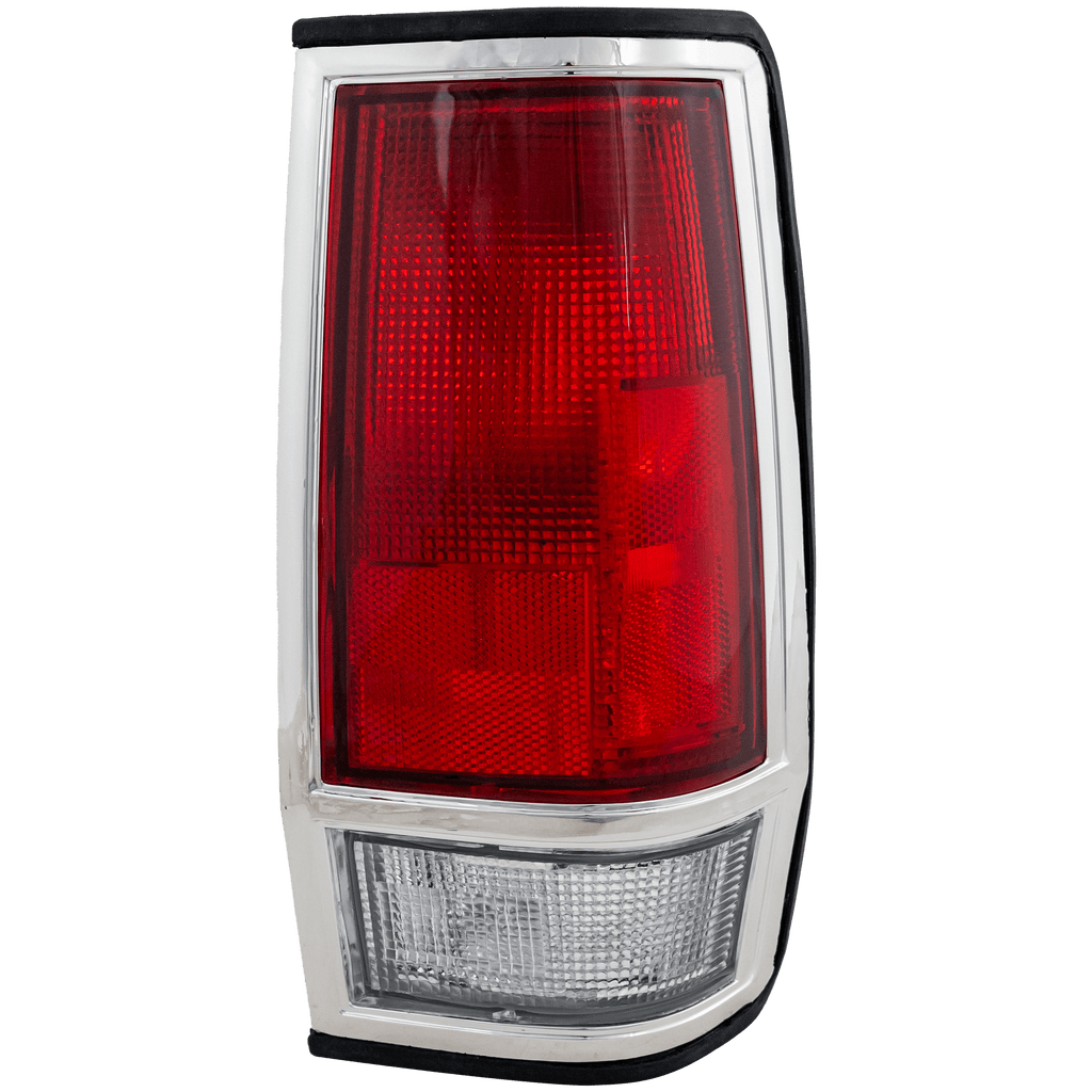 New Tail Light Direct Replacement For NISSAN PICKUP 85 - 86 TAIL LAMP RH, Lens and Housing, w/ Chrome Trim NI2809101 2655480W00 - US AUTO PARTS PLUS