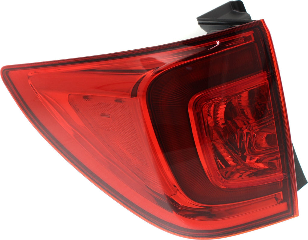 New Tail Light Direct Replacement For PILOT 16 - 18/PASSPORT 22 - 23 TAIL LAMP LH, Outer, Assembly, (Passport, Elite/EX - L/Sport/Touring Models) - CAPA HO2804107C 33550TG7A01 - US AUTO PARTS PLUS