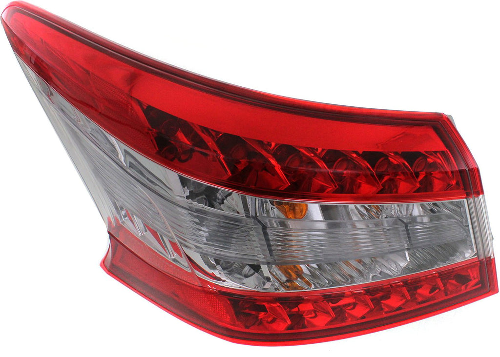 New Tail Light Direct Replacement For SENTRA 13 - 15 TAIL LAMP LH, Outer, Assembly - CAPA NI2804100C 265553SG0A - US AUTO PARTS PLUS
