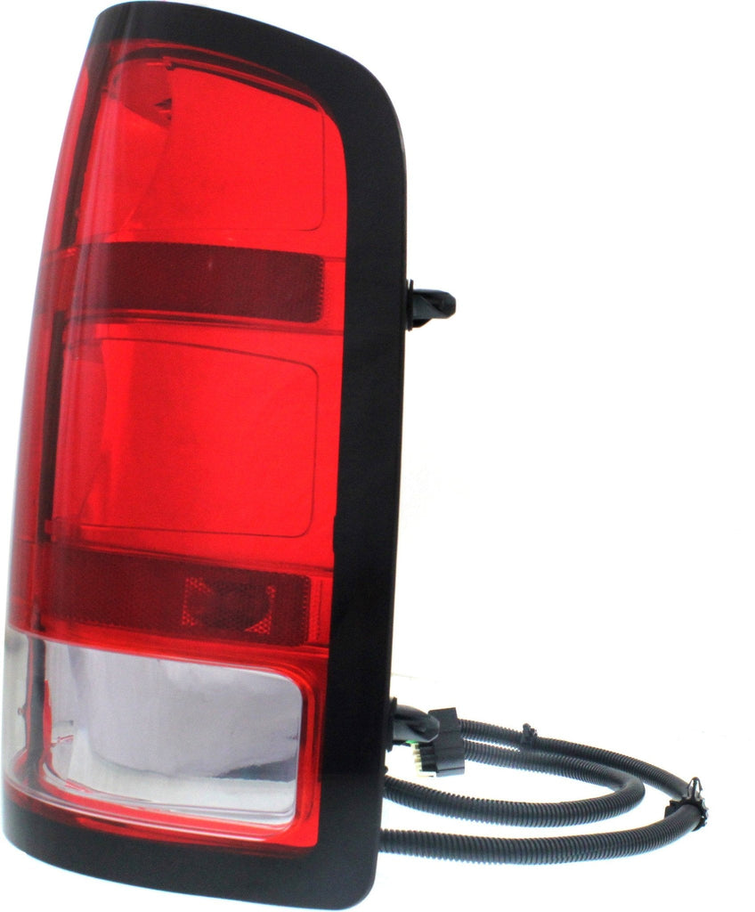 New Tail Light Direct Replacement For SILVERADO/SIERRA 1500 09 - 13 / 2500 HD/3500 HD 11 - 14 TAIL LAMP RH, Assy, (2500HD/3500HD, Type 1), Denali/Hybrid Models - CAPA GM2801254C 20822395 - US AUTO PARTS PLUS