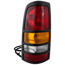 Load image into Gallery viewer, New Tail Light Direct Replacement For SILVERADO/SIERRA 3500 01 - 03 TAIL LAMP LH, Assembly, w/ Black Bezel, Fleetside GM2800166 19169019 - US AUTO PARTS PLUS