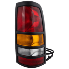 Load image into Gallery viewer, New Tail Light Direct Replacement For SILVERADO/SIERRA 3500 01 - 03 TAIL LAMP RH, Assembly, w/ Black Bezel, Fleetside GM2801166 19169020 - US AUTO PARTS PLUS