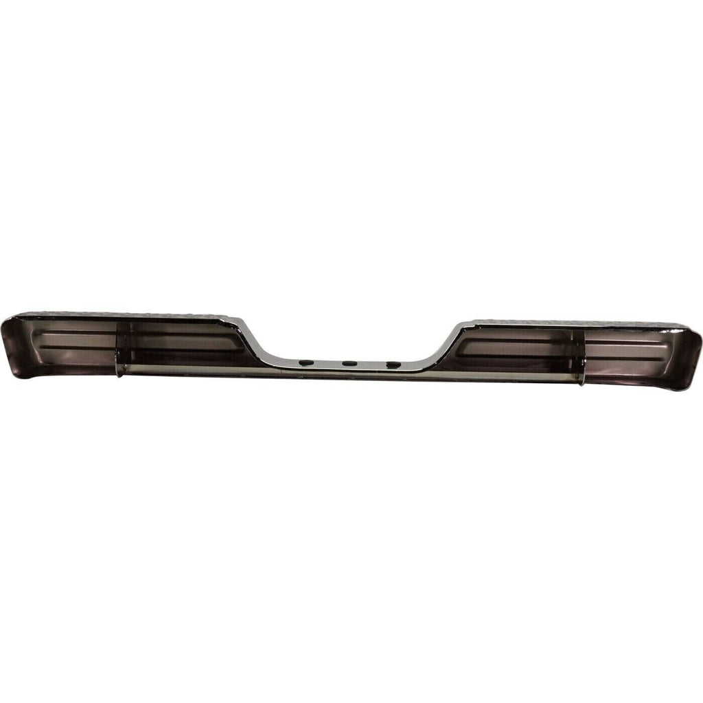 Rear Step Bumper For 1984 - 1988 Toyota Pickup Chrome Face Bar 1 - Piece Step Type - US AUTO PARTS PLUS