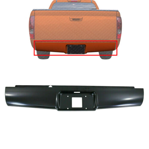 Rear Roll Pan Primed Steel With License Plate For 2004-2010 Chevy Colorado